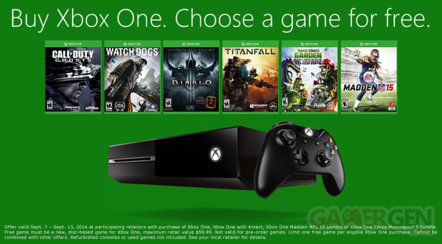 Xbox One offre US