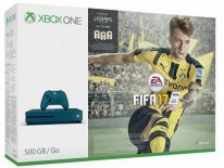 Xbox One S console boite FIFA 17 500 go bleue image