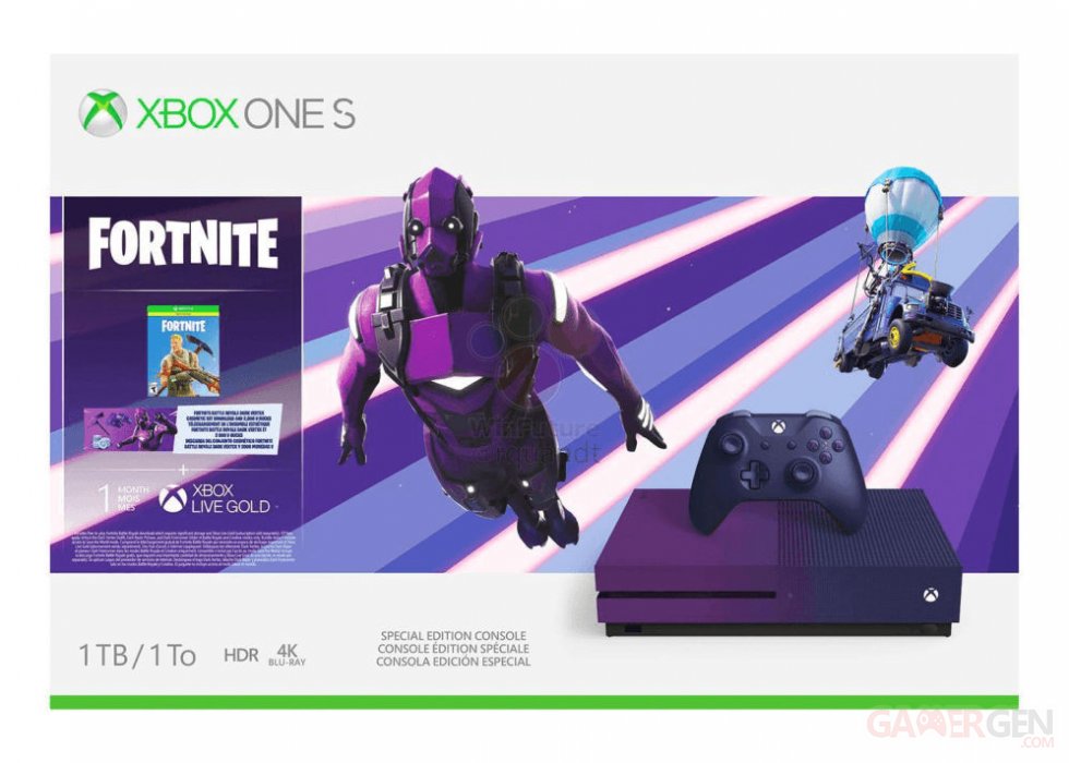 Xbox One S Fortnite Limited Collector images console  (3)