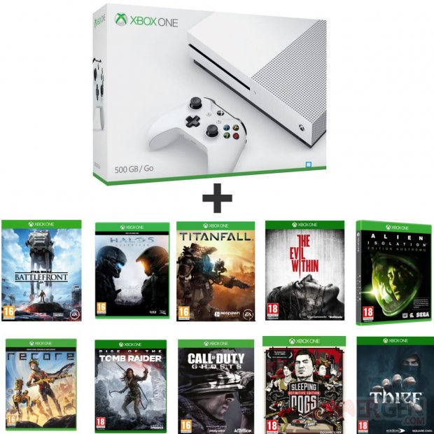 Xbox One S promo Noe?l.