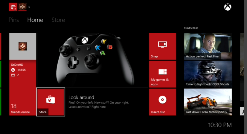 Xbox One Screens dashboard 15