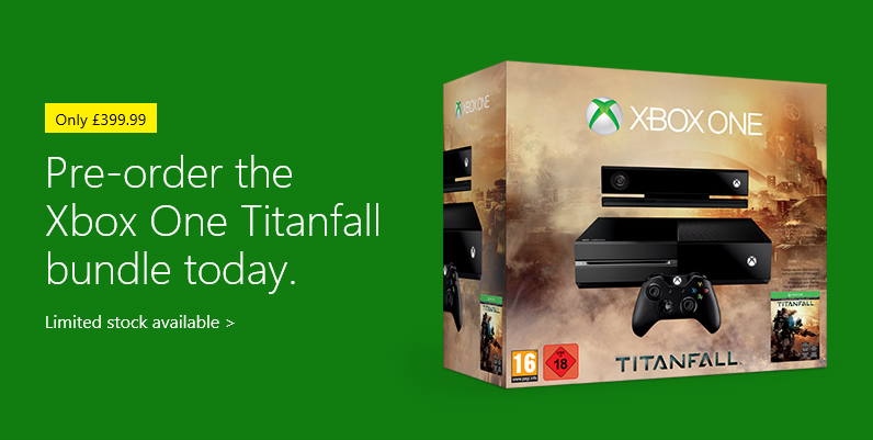Xbox One titanfall bundle UK