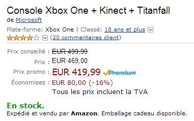 xbox one titantfall 419 euros