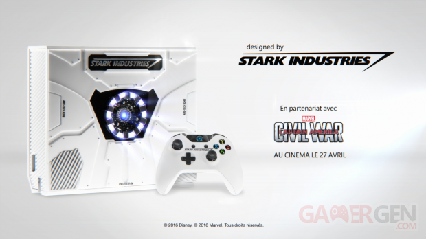 Xbox One Tony Stark Iron man consoles manette images photos (1)