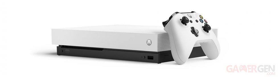 Xbox One X White Robot blanc2