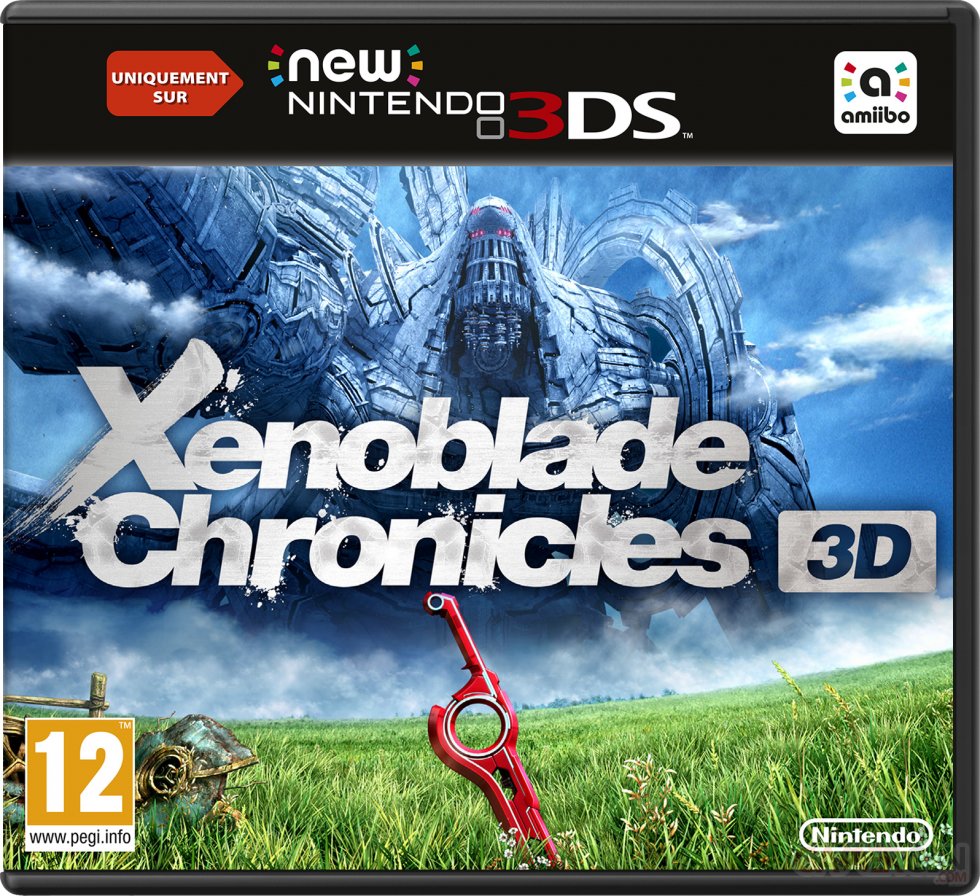 Xenoblade Chronicles 3D jaquette euro france