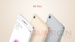 Xiaomi conference Mi Max coloris