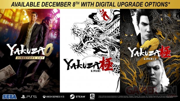Yakuza Kiwami 2 0 Director’s Cut PlayStation 5 Xbox Series XS Steam Upgrade