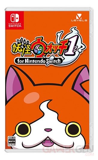 Yo kai Watch 1 for Nintendo Switch jaquette 29 07 2019