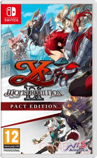 Ys IX Monstrum Nox jaquette Switch 28 08 2020