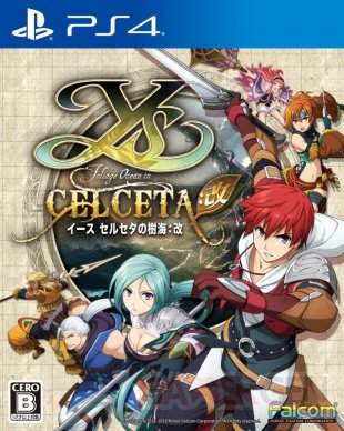 Ys Memories of Celceta jaquette PS4 07 02 2019